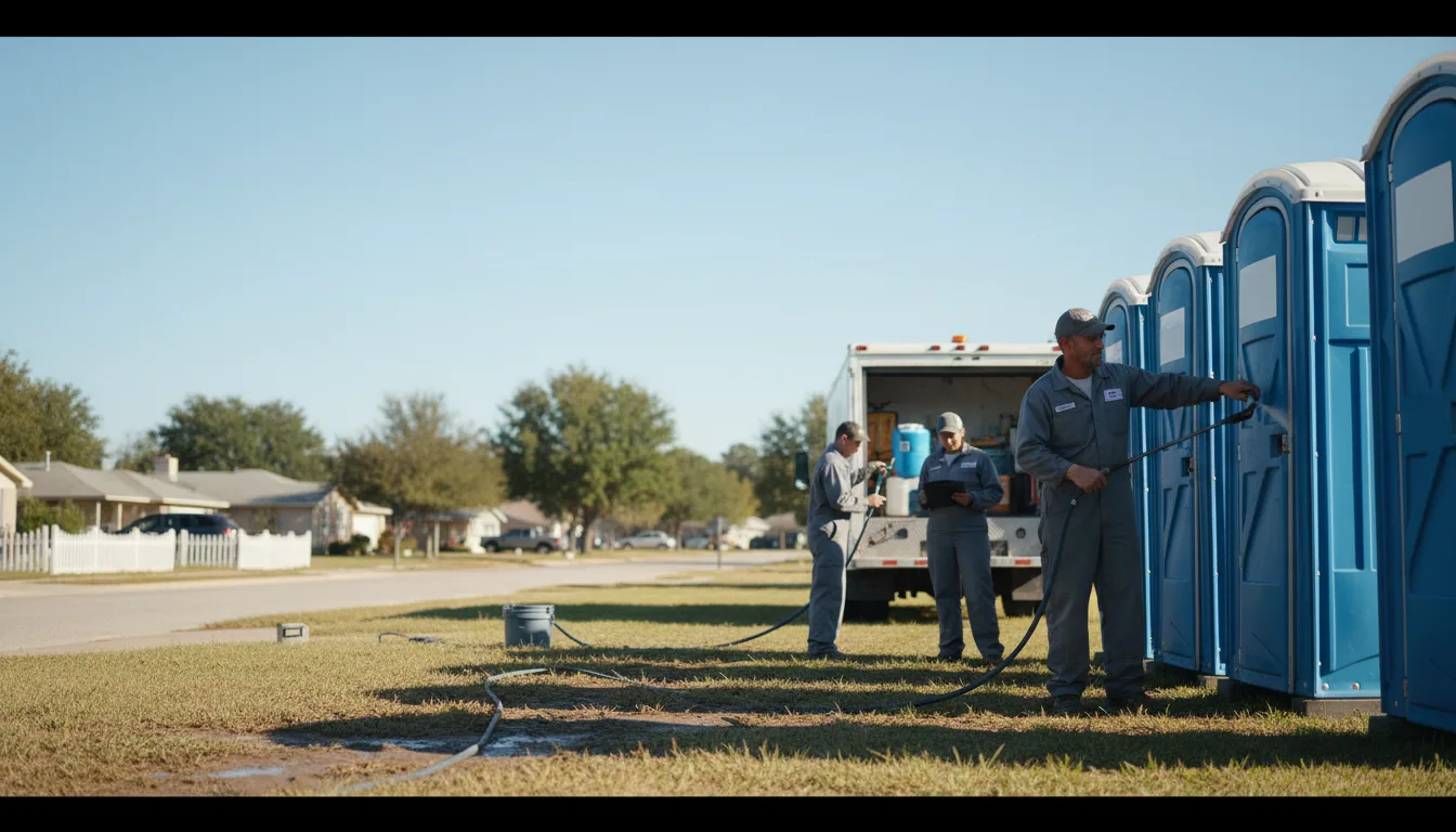 Long-Term Portable Toilet Rental in Danevang, TX near me